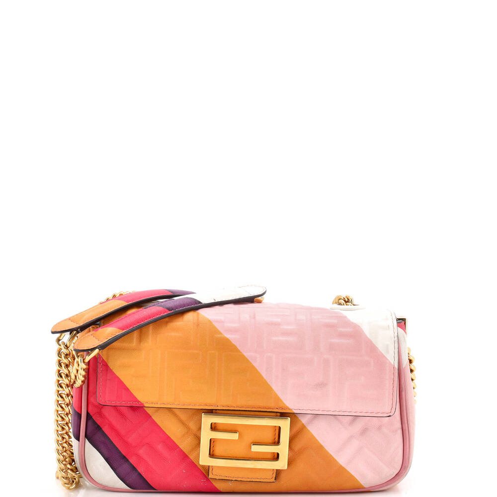 Fendi Medium Midi Baguette Chain Bag